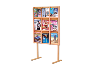 Wooden Mallet Optional Magazine Holder Display Floor Stand for Divulge Models LM-16, LM-12, MM-12 and MM-9 Light Oak Wooden Mallet Optional Magazine Holder Display Floor Stand for Divulge Models LM-16, LM-12, MM-12 and MM-9 Light Oak
