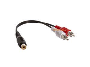 Cmple - Line In Out Split Stereo Cable Adapter (2 RCA Plugs to 1 RCA Jack) Cmple - Line In Out Split Stereo Cable Adapter (2 RCA Plugs to 1 RCA Jack)