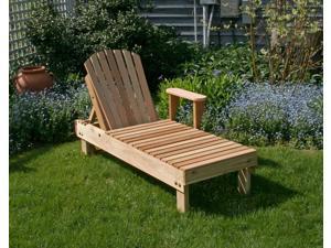 Creekvine Designs Home Outdoor Cedar American Forest Chaise Lounge