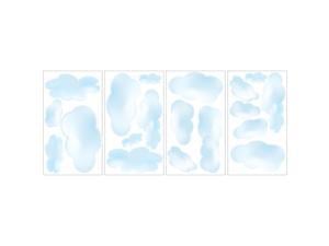 Roommates Decor Stickers Blue Clouds Wall Decals