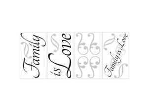 Roommates Decor Stickers Family Is Love Quote Wall Decals