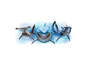 Roommates Decor Stickers Disney Pixar Finding Nemo Sharks Giant Wall Decal