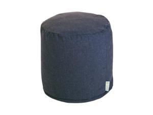Majestic Home Goods Wales Small Pouf - Navy