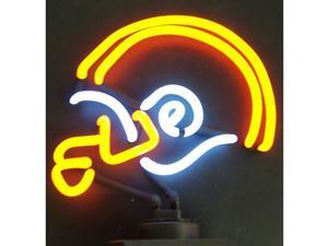 Neonetics Orange And White Football Helmet Neon Sculpture Neonetics Orange And White Football Helmet Neon Sculpture