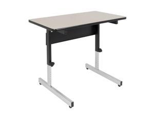 Adapta Table in Black and Spatter Gray