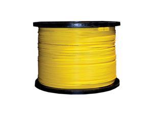 6 Fiber Indoor Distribution Fiber Optic Cable, Singlemode 9/125, Plenum Rated, Yellow, Spool, 1000ft