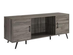WE Furniture 60" Mid Century Modern TV Stand - Slate Grey