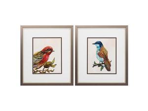 Propac Images 2025 Home Decorative Double Matted Eco Bird Wall Art - Pack of 2 Propac Images 2025 Home Decorative Double Matted Eco Bird Wall Art - Pack of 2