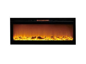 Gibson Living Room Decor Reno 60" Log Built-In Recessed Wall Mounted Electric Fireplace Gibson Living Room Decor Reno 60" Log Built-In Recessed Wall Mounted Electric Fireplace
