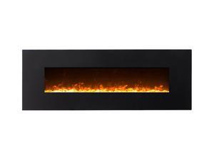 Gibson Living Room Decor Empire 72" Crystal Linear Wall Mounted Electric Fireplace Gibson Living Room Decor Empire 72" Crystal Linear Wall Mounted Electric Fireplace