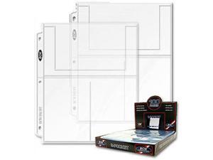 BCW Pro 3-Pocket Page (100 Ct. Box ) - 100 Pages per Box BCW Pro 3-Pocket Page (100 Ct. Box ) - 100 Pages per Box