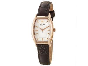 Bulova Strap Collection Rose-gold White Dial Women's watch #97L114 Bulova Strap Collection Rose-gold White Dial Women's watch #97L114