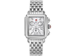 Michele Ladies Deco Mother of Pearl Dial Chronograph Watch MWW06P000014 Michele Ladies Deco Mother of Pearl Dial Chronograph Watch MWW06P000014