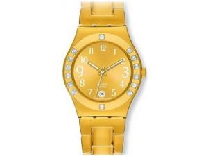 Swatch Women's Irony White Crystal Gold Tone Ion Plated Stainless Steel Swatch Women's Irony White Crystal Gold Tone Ion Plated Stainless Steel
