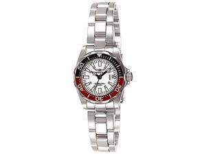 Invicta Sapphire Diver White Dial Stainless Steel Ladies Watch 7062