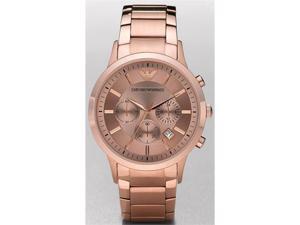 Armani Classic Chrono Rose-gold-tone Dial Men's watch #AR2452