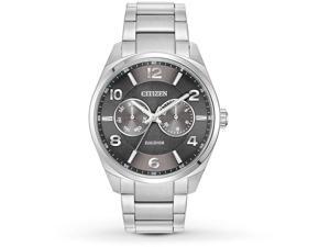 Citizen Eco-Drive 180 Mens Black Day/Date Dial Stainlelss Steel Watch AO9020-84E Citizen Eco-Drive 180 Mens Black Day/Date Dial Stainlelss Steel Watch AO9020-84E