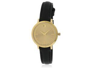 Movado Ultra Slim Leather Ladies Watch 0607158 Movado Ultra Slim Leather Ladies Watch 0607158