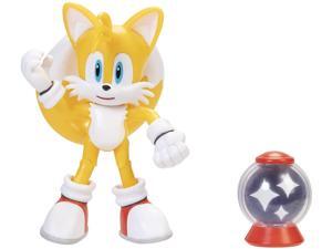 Sonic the Hedgehog 4 Inch Action Figure | Tails w/ Invincible Item Box Sonic the Hedgehog 4 Inch Action Figure | Tails w/ Invincible Item Box