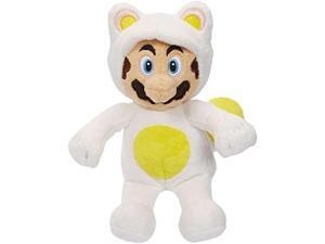 Mario Bros U Wave 7 White Tanooki Mario Plush Mario Bros U Wave 7 White Tanooki Mario Plush