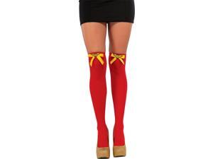 DC Comics Wonder Woman Costume Thigh Highs Adult One Size DC Comics Wonder Woman Costume Thigh Highs Adult One Size