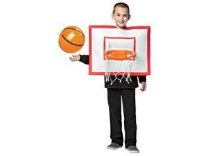 Basketball Hoop w/ Inflatable Ball Child Costume - Size 7-10 Basketball Hoop w/ Inflatable Ball Child Costume - Size 7-10