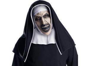 The Nun Movie Adult 3/4 Costume Mask w/ Headpiece The Nun Movie Adult 3/4 Costume Mask w/ Headpiece