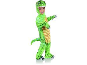 Green T-Rex Printed Child Costume Jumpsuit | Large Green T-Rex Printed Child Costume Jumpsuit | Large