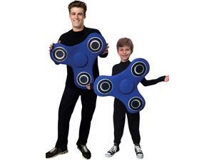 Blue Fidget Spinner Adult Pullover Costume Tunic - One Size Blue Fidget Spinner Adult Pullover Costume Tunic - One Size