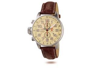 Invicta Lefty Chronograph Brown Leather Mens Watch 2772
