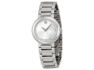 Movado Silver Dial Stainless Steel Ladies Watch 0606702 Movado Silver Dial Stainless Steel Ladies Watch 0606702
