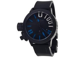 U Boat Classico Black Dial Black Rubber Mens Watch 7541 U Boat Classico Black Dial Black Rubber Mens Watch 7541