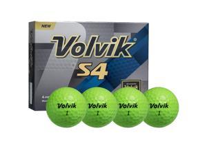 Volvik S4 Green Golf Balls (12 Golf Balls)