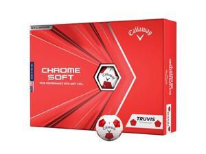 Callaway 64212571220 Callaway Chrome Soft 2020 Golf Balls Truvis White-Red Callaway 64212571220 Callaway Chrome Soft 2020 Golf Balls Truvis White-Red