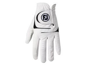 FootJoy WeatherSof 2-Pack Golf Gloves Regular White/Black LH Small NEW