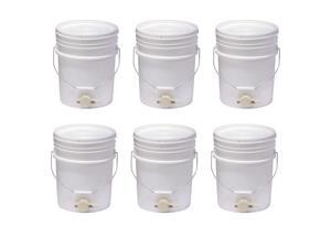 Little Giant BKT5 Plastic Honey Bucket w/ Gate for Beekeeping, 5 Gallon (6 Pack) Little Giant BKT5 Plastic Honey Bucket w/ Gate for Beekeeping, 5 Gallon (6 Pack)