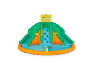 Kahuna 90475 Twin Peaks Kids Inflatable Splash Pool Backyard Water Slide Park Kahuna 90475 Twin Peaks Kids Inflatable Splash Pool Backyard Water Slide Park