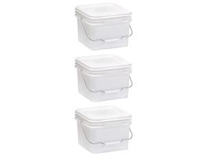 Little Giant Plastic Honey Bee Feeding Bucket for Beekeeping, 2 Gallon (3 Pack) Little Giant Plastic Honey Bee Feeding Bucket for Beekeeping, 2 Gallon (3 Pack)