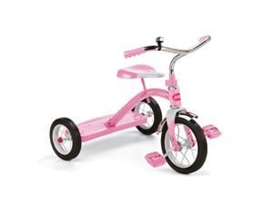 classic pink dual deck tricycle