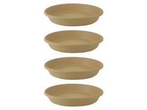 HC Companies Classic 24 Inch Round Flower Pot Plant Saucer, Sandstone (4 Pack) HC Companies Classic 24 Inch Round Flower Pot Plant Saucer, Sandstone (4 Pack)