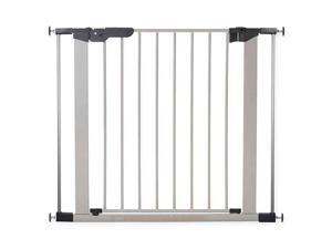 BabyDan Premier True Pressure Fit 28.9-36.7" Doorway Safety Baby Gate, Silver BabyDan Premier True Pressure Fit 28.9-36.7" Doorway Safety Baby Gate, Silver
