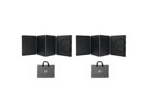 EcoFlow EFSOLAR110N Waterproof Portable Folding Solar Panel Station (2 Pack) EcoFlow EFSOLAR110N Waterproof Portable Folding Solar Panel Station (2 Pack)