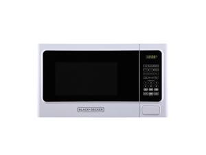 Black+Decker 1000 Watt 1.1 Cubic Feet Countertop Table Microwave Oven, White Black+Decker 1000 Watt 1.1 Cubic Feet Countertop Table Microwave Oven, White