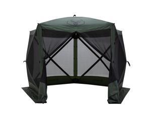 Gazelle GG501GR Pop Up Portable 4 Person Camping Gazebo Day Tent w/ Mesh Windows Gazelle GG501GR Pop Up Portable 4 Person Camping Gazebo Day Tent w/ Mesh Windows