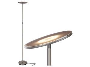 Brightech Sky LED Torchiere Super Bright Standing Floor Lamp, Brushed Nickel Brightech Sky LED Torchiere Super Bright Standing Floor Lamp, Brushed Nickel