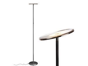 Brightech Sky LED Torchiere Super Bright Standing Floor Lamp, Gun Metal Black Brightech Sky LED Torchiere Super Bright Standing Floor Lamp, Gun Metal Black