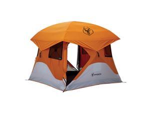 Gazelle T4 94" 4-Person Pop Up Camping Hub Tent with Removable Floor & Rain Fly