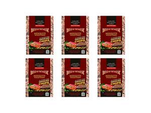 Best of the West Natural BBQ Mesquite Wood Smoking Chips, 180 Cu Inches (6 Pack)