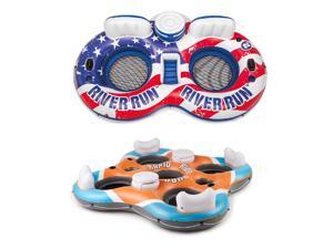 intex double tube with cooler