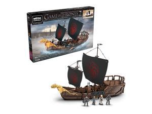 Mega Construx Game of Thrones Targaryen Warship Building Set for Ages 16 and Up Mega Construx Game of Thrones Targaryen Warship Building Set for Ages 16 and Up